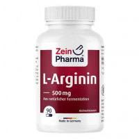 Пищевая добавка с L-аргинином LA-L-Arginin Kapseln 90 шт Zein Pharma Пищевая добавка с L-аргинином LA-L-Arginin Kapseln 90 шт Zein Pharma